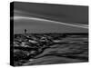 On the Rocks Bw-Josh Adamski-Stretched Canvas