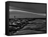 On the Rocks Bw-Josh Adamski-Framed Stretched Canvas