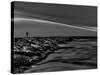 On the Rocks Bw-Josh Adamski-Stretched Canvas