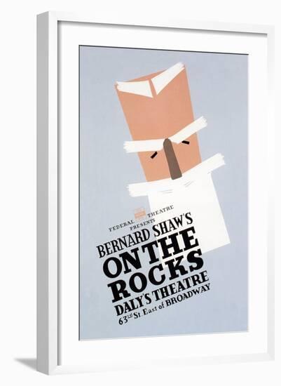 On the Rocks by Bernard Shaw-Ben Lassen-Framed Art Print