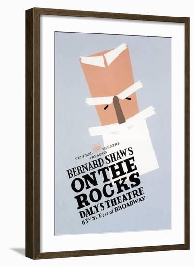 On the Rocks by Bernard Shaw-Ben Lassen-Framed Art Print