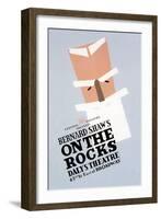 On the Rocks by Bernard Shaw-Ben Lassen-Framed Art Print