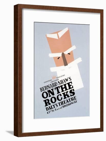 On the Rocks by Bernard Shaw-Ben Lassen-Framed Art Print