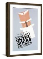 On the Rocks by Bernard Shaw-Ben Lassen-Framed Art Print