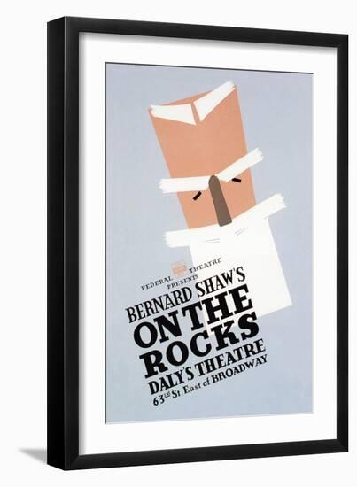 On the Rocks by Bernard Shaw-Ben Lassen-Framed Art Print