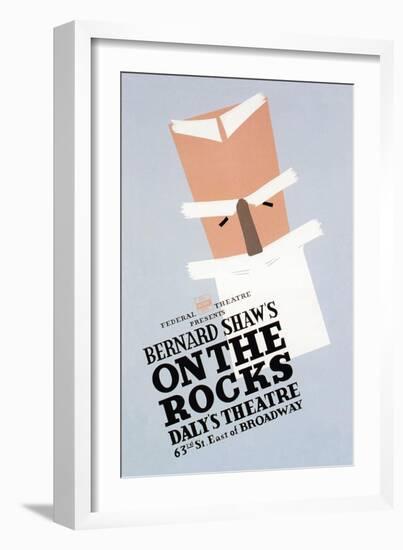 On the Rocks by Bernard Shaw-Ben Lassen-Framed Art Print