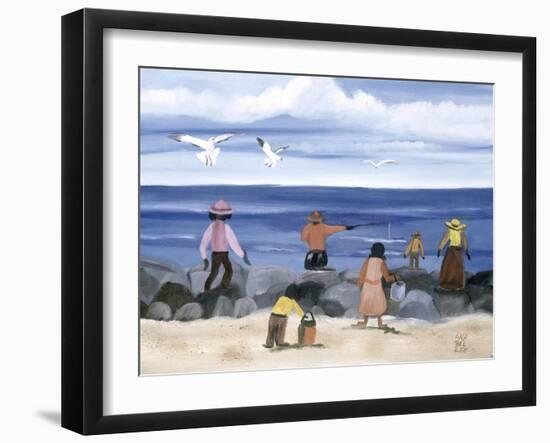 On the Rocks-Anna Belle Lee Washington-Framed Giclee Print