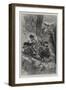 On the Russo-Chinese Frontier, Buriat Amazons on a Mountain Path-William Small-Framed Giclee Print