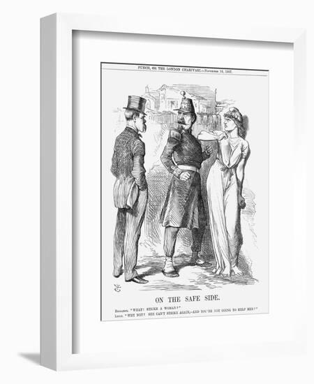 On the Safe Side, 1867-John Tenniel-Framed Giclee Print