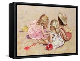 On the Sand-Paul Gribble-Framed Stretched Canvas