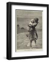 On the Sands at Scheveningen-null-Framed Giclee Print