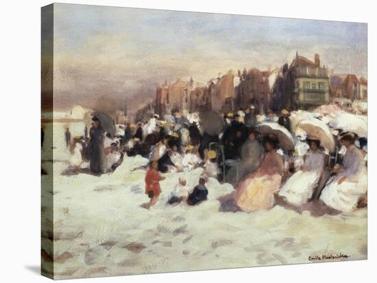 On the Sands by Emile Hoeterickx-Emile Hoeterickx-Stretched Canvas