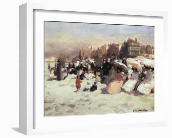 On the Sands by Emile Hoeterickx-Emile Hoeterickx-Framed Giclee Print