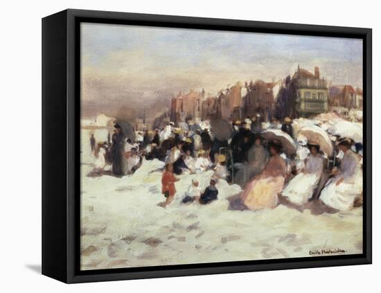 On the Sands by Emile Hoeterickx-Emile Hoeterickx-Framed Stretched Canvas