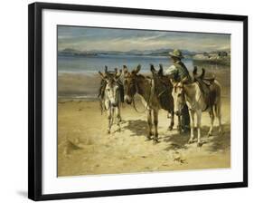 On the Sands, Morecombe-William Woodhouse-Framed Giclee Print