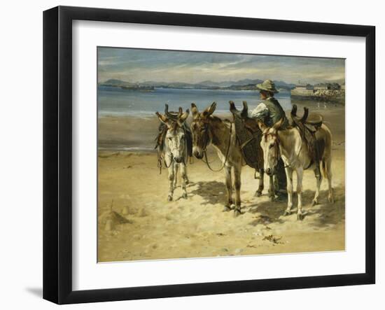 On the Sands, Morecombe-William Woodhouse-Framed Giclee Print