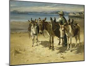 On the Sands, Morecombe-William Woodhouse-Mounted Giclee Print