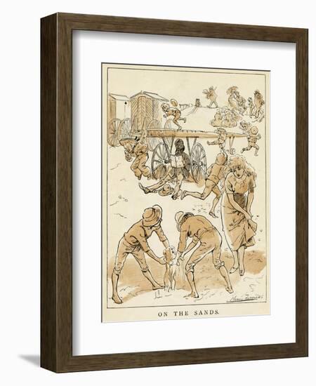 On the Sands-Harry Furniss-Framed Art Print