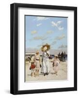 On the Sands-Julius Ehrentraut-Framed Giclee Print