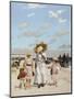 On the Sands-Julius Ehrentraut-Mounted Giclee Print