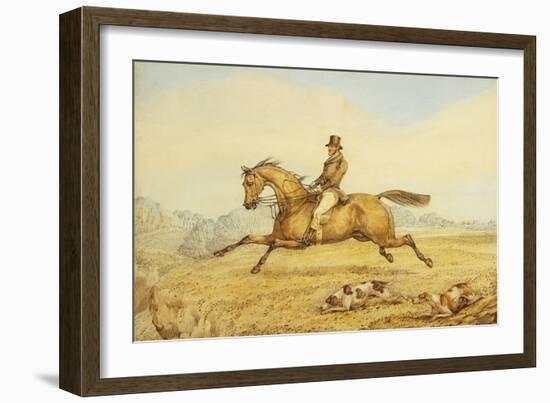 On the Scent-Henry Thomas Alken-Framed Giclee Print