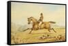 On the Scent-Henry Thomas Alken-Framed Stretched Canvas