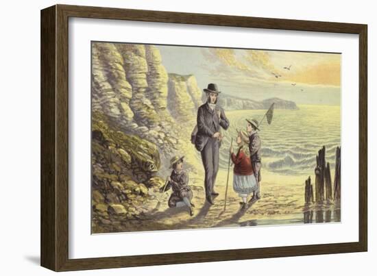 On the Sea Shore-Alexander Francis Lydon-Framed Giclee Print