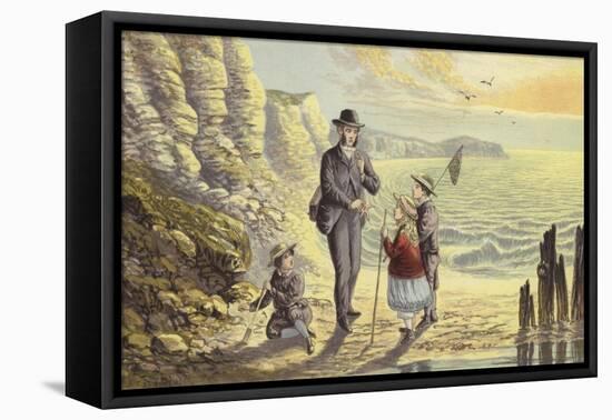 On the Sea Shore-Alexander Francis Lydon-Framed Stretched Canvas