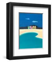 On the Seashore II-A^ Spitz-Framed Art Print