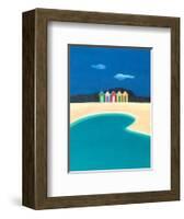 On the Seashore II-A^ Spitz-Framed Art Print