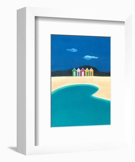 On the Seashore II-A^ Spitz-Framed Art Print