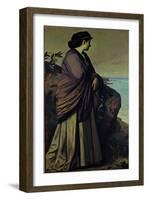 On the Seashore (Modern Iphigeni), 1875-Anselm Feuerbach-Framed Giclee Print