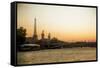 On the Seine-Emily Navas-Framed Stretched Canvas