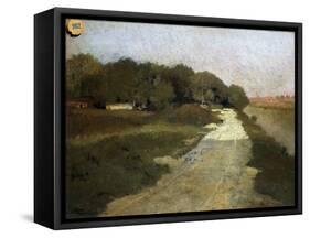 On the Seine-Federico Rossano-Framed Stretched Canvas