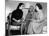 On the set ; Elizabeth Taylor and his parents, Francis and Sara Taylor. LOVE IS BETTER THAN EVER, 1-null-Mounted Photo