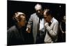 On the set, Woody Allen directs Gena Rowlands and Jacques Haussmann. ANOTHER WOMAN, 1988 directed b-null-Mounted Photo