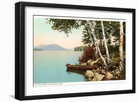 On the Shore of Georgian Bay, Canada-null-Framed Art Print