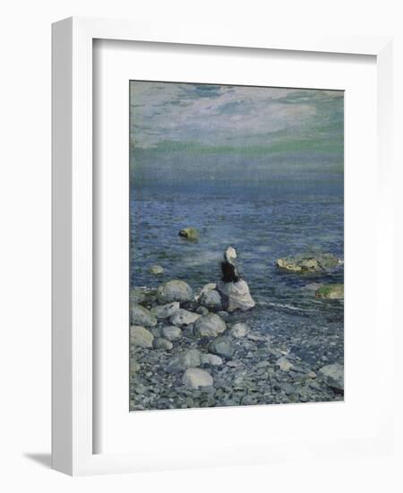 On the Shore of the Black Sea, 1890's-Alexejew Konstantin Korovin-Framed Giclee Print