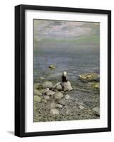 On the Shore of the Black Sea, 1890s-Konstantin A. Korovin-Framed Giclee Print