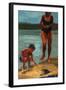 On the Shore, Walden Pond, 2003-Daniel Clarke-Framed Giclee Print