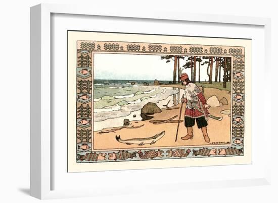 On the Shore-Ivan Bilibin-Framed Art Print