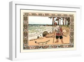 On the Shore-Ivan Bilibin-Framed Art Print