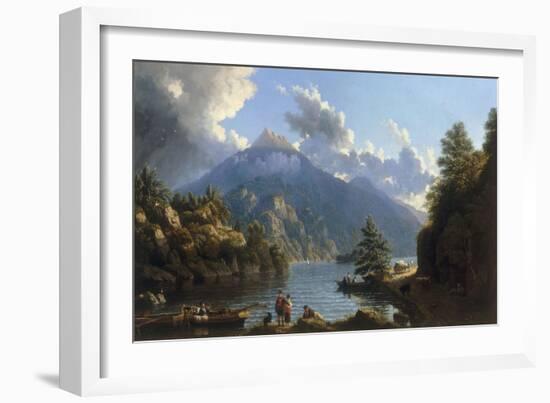 On the Shores of Loch Katrine-John Knox-Framed Giclee Print