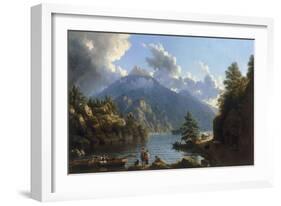 On the Shores of Loch Katrine-John Knox-Framed Giclee Print