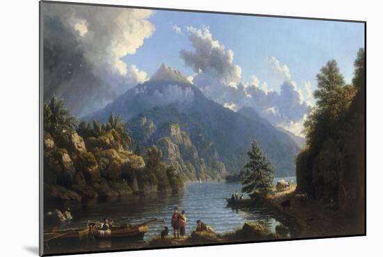 On the Shores of Loch Katrine-John Knox-Mounted Giclee Print