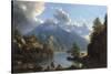 On the Shores of Loch Katrine-John Knox-Stretched Canvas