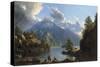 On the Shores of Loch Katrine-John Knox-Stretched Canvas