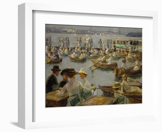 On the Shores of the Alster, Hamburg, 1910-Max Liebermann-Framed Giclee Print