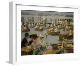 On the Shores of the Alster, Hamburg, 1910-Max Liebermann-Framed Giclee Print