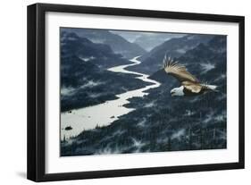 On the Silent Wings of Freedom-Jeff Tift-Framed Giclee Print